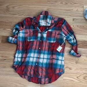 Boyfriend fit flannel.
